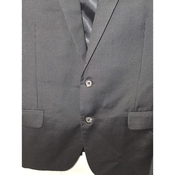 Ralph Lauren Pinstripe 2 Button Wool Blend Blazer Sports Coat Jacket - Picture 2 of 13